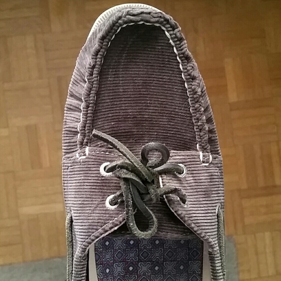 Sperry Chocolate Brown Corduroy Top-siders - Picture 3 of 3